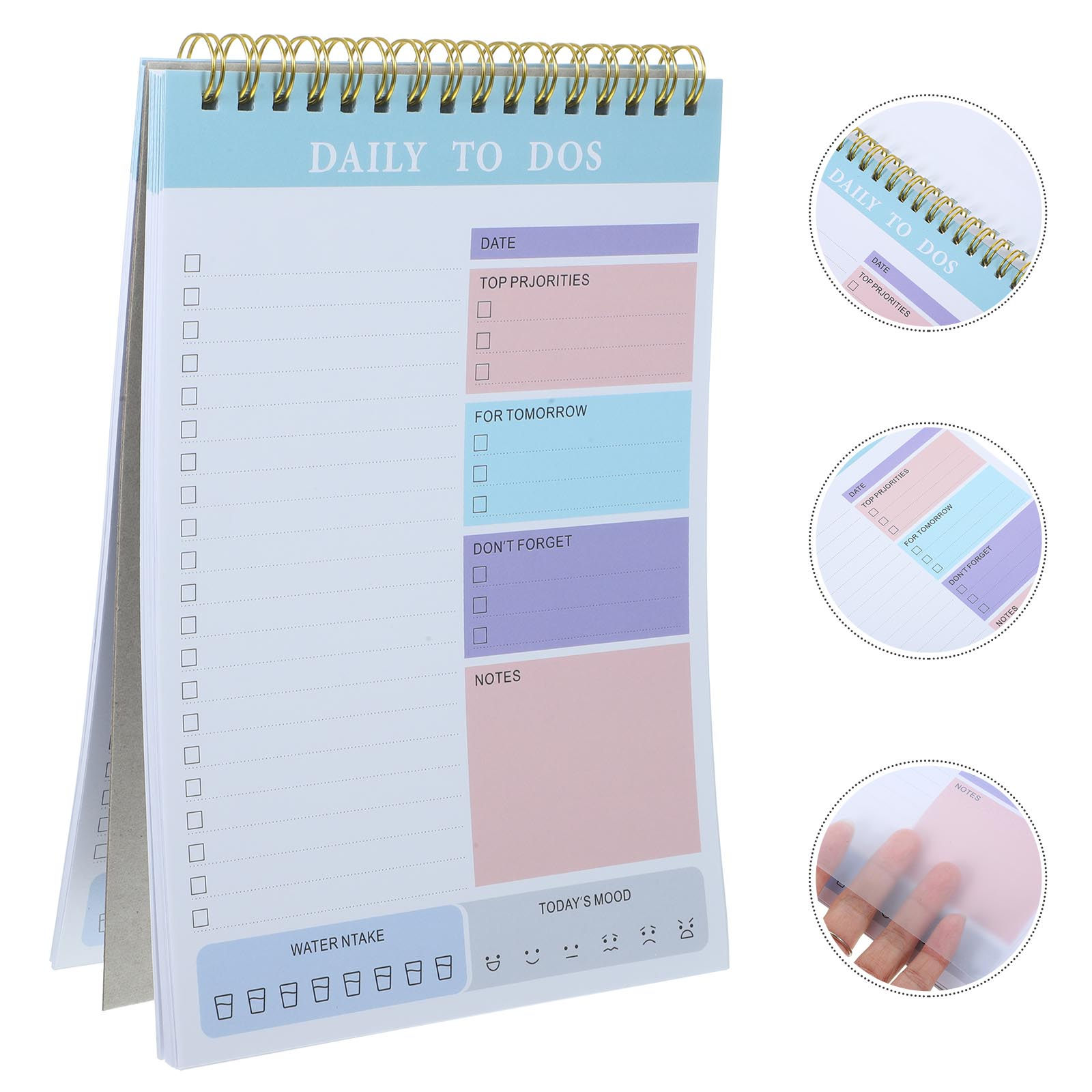 Meal Prep Plan - A5 Tear Off Planner Notepad Smooth