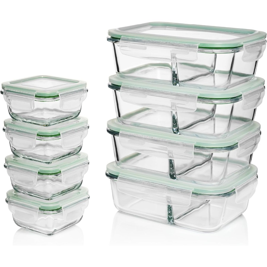 Meal Prep Glass Containers With Lids - Glass Meal Prep Containers with Lids