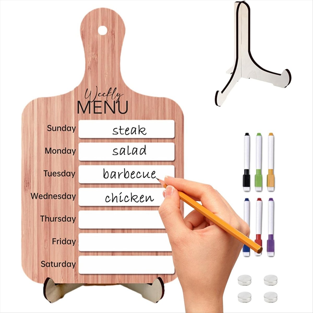 Meal Prep Weekly - A32I Fridge Meal Planner, Weekly Meal