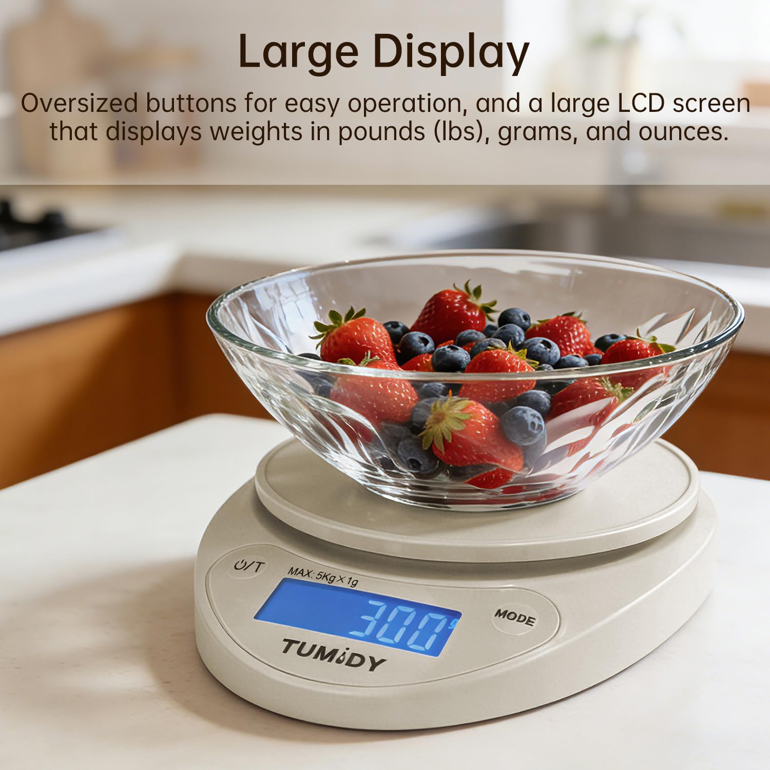 Small Digital Kitchen Scale Fo - Meal Prep For Weight Loss reseña y precio