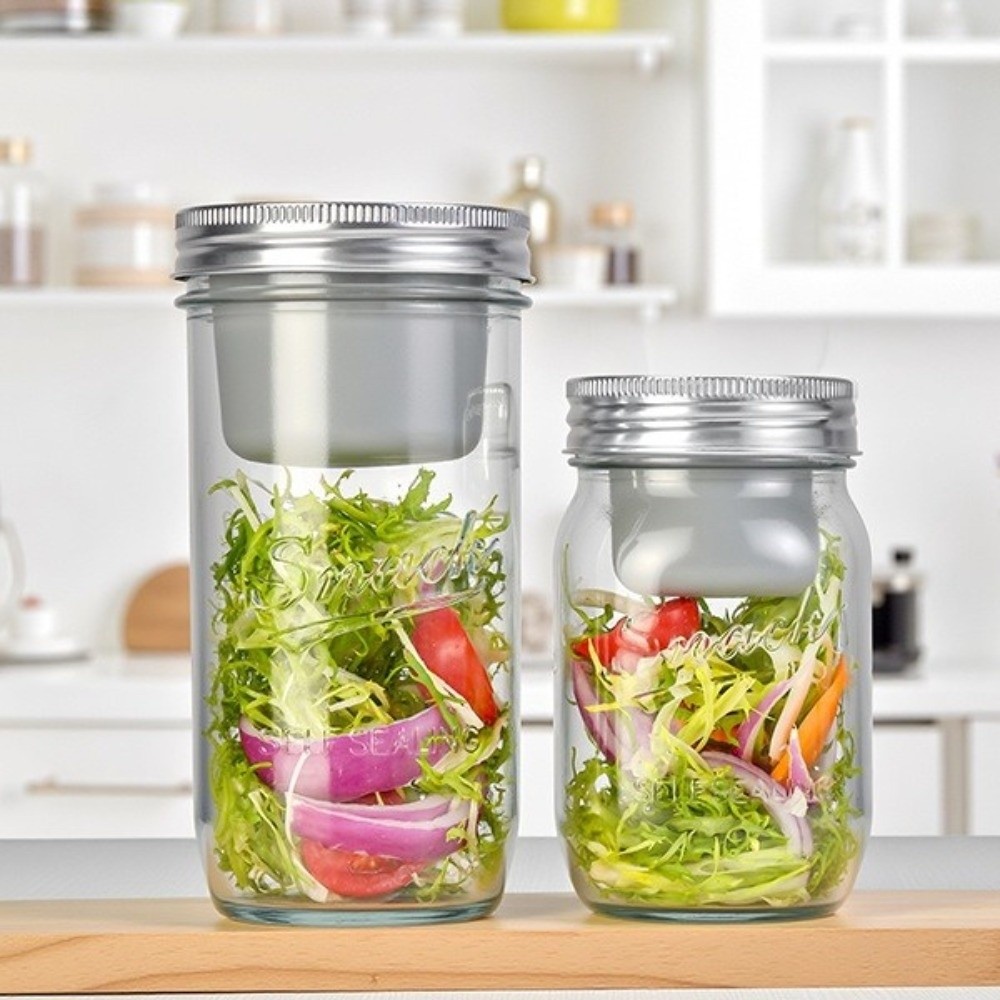 16/24 Oz Salad Glass Jars Wide - Meal Prep Weekly reseña y precio