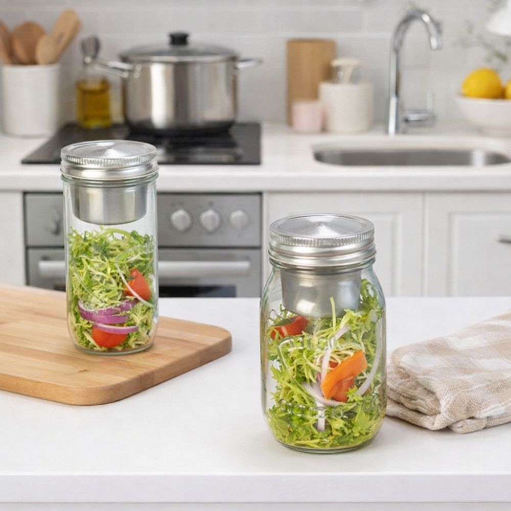 16/24 Oz Salad Glass Jars Wide - Meal Prep Weekly reseña y precio