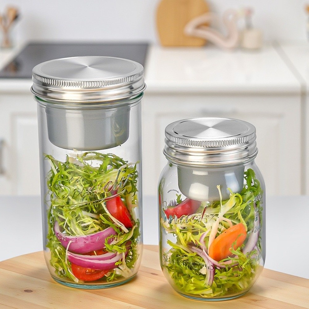16/24 Oz Salad Glass Jars Wide - Meal Prep Weekly reseña y precio