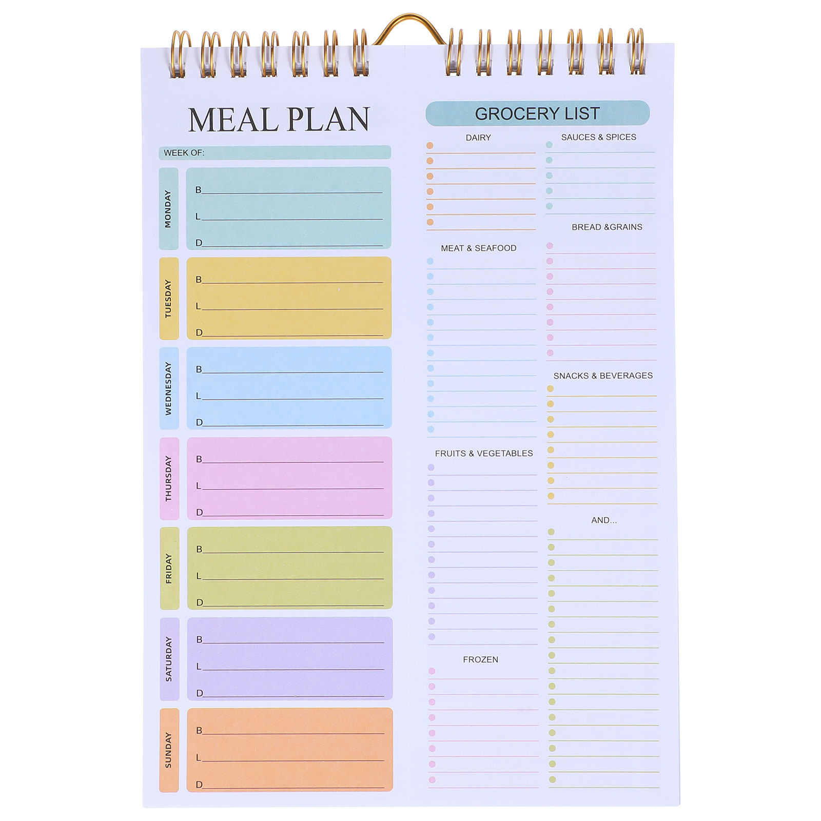 Meal Planner Notebook Weekly A - Meal Prep Weekly reseña y precio