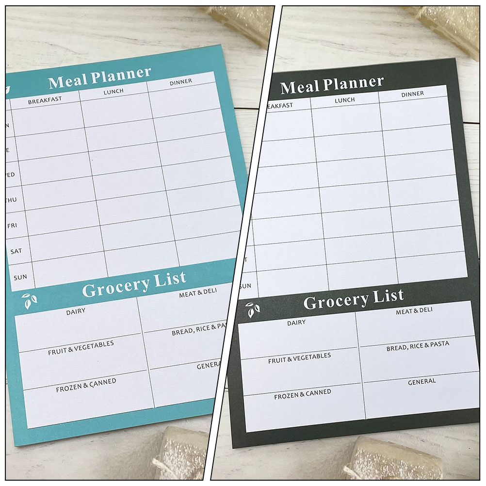 2Pcs Household Meal Planner No - Meal Prep Diet reseña y precio
