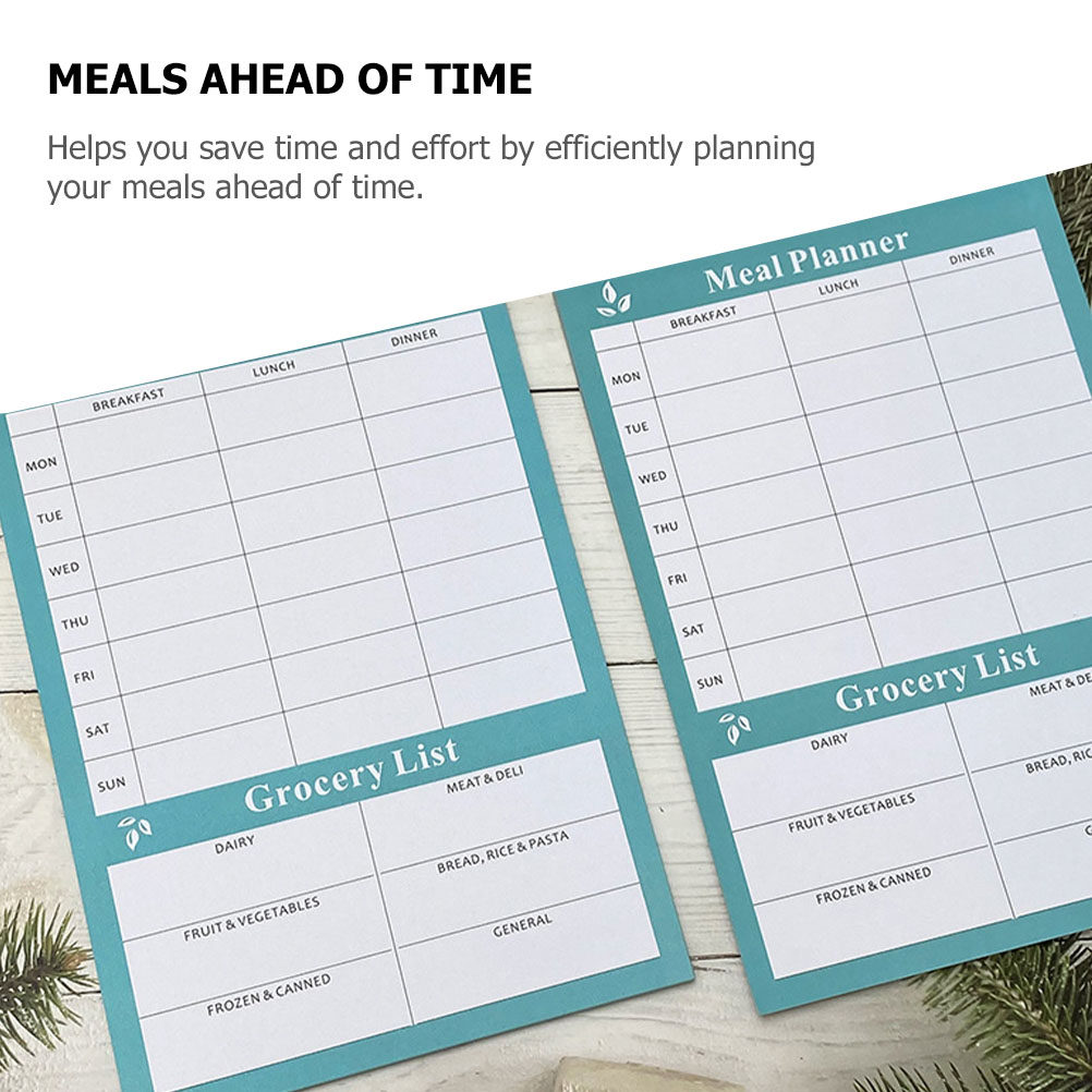 2Pcs Household Meal Planner No - Meal Prep Diet reseña y precio