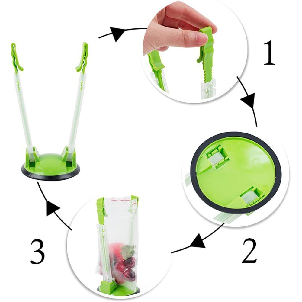 8 Pack Food Storage Bags Holde - Meal Prep Plan reseña y precio