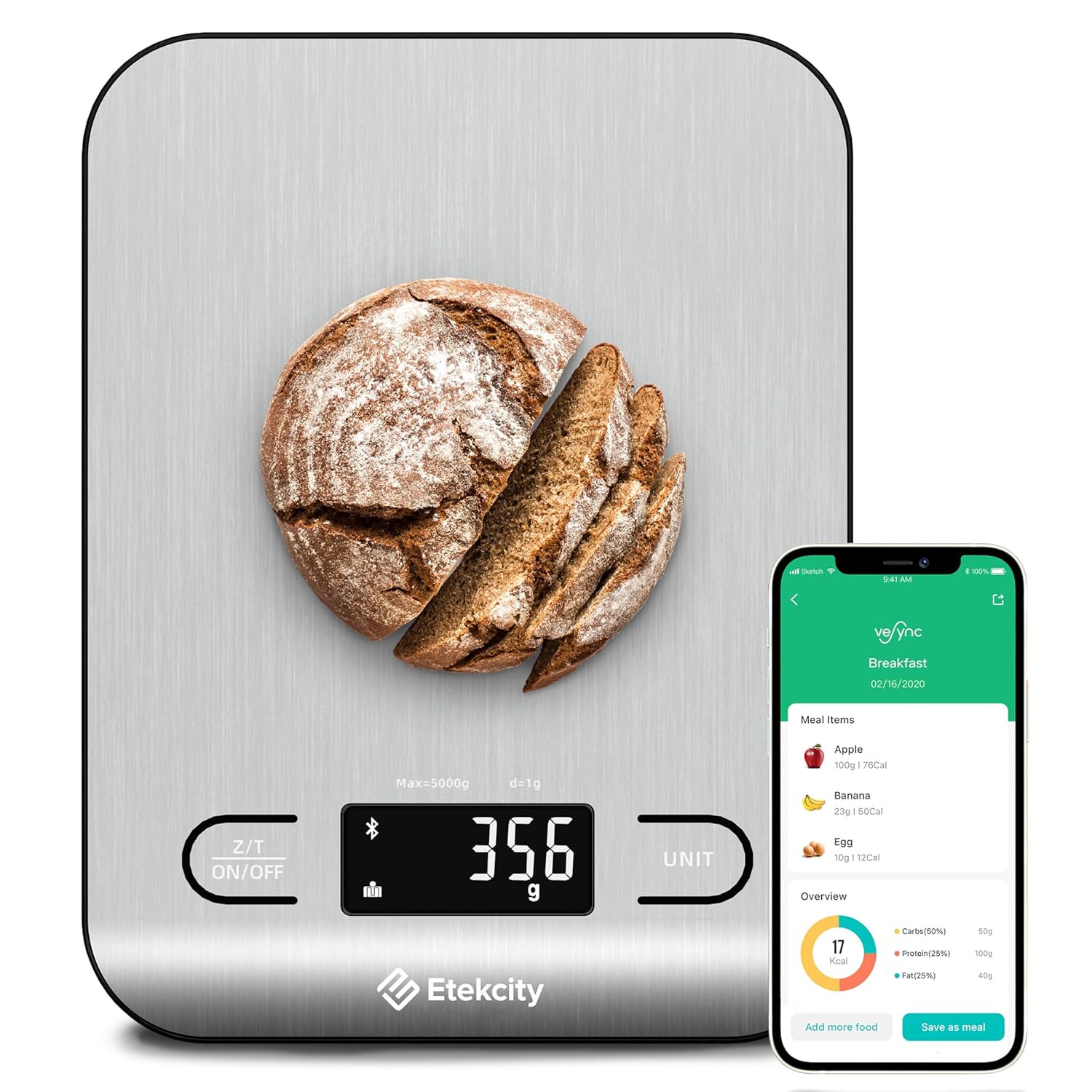 Food Nutrition Kitchen Scale,  - Meal Prep For Weight Loss reseña y precio