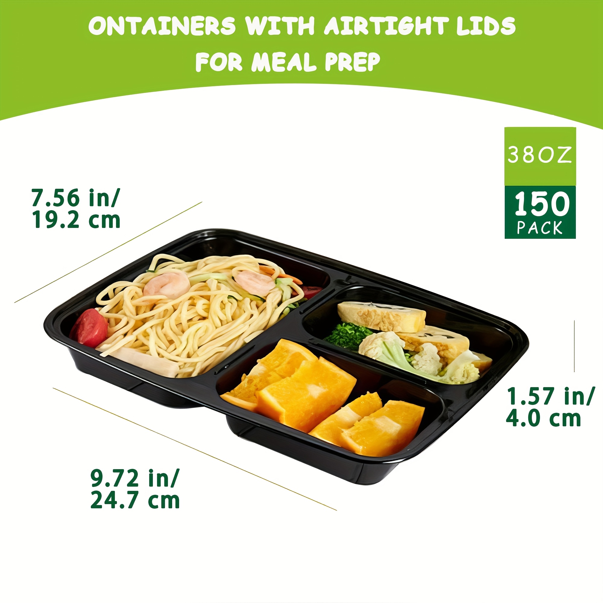 300pcs Meal Prep Containers 15 - Meal Prep Glass Containers With Lids reseña y precio