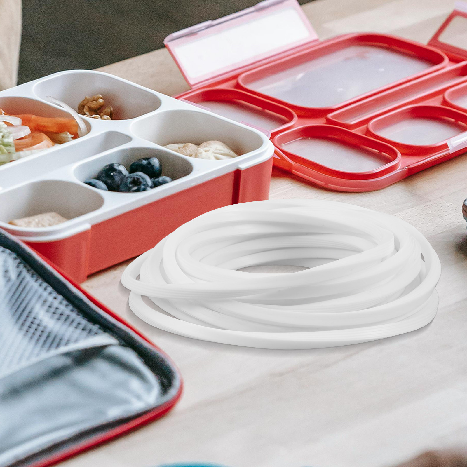 16Ft Elastic Silicone Sealing  - Meal Prep Cold Lunches reseña y precio
