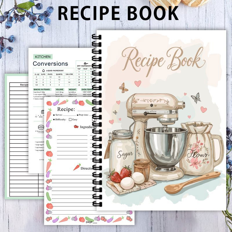 Recipe Journal 100 Sheets Blan - Meal Prep Plan reseña y precio