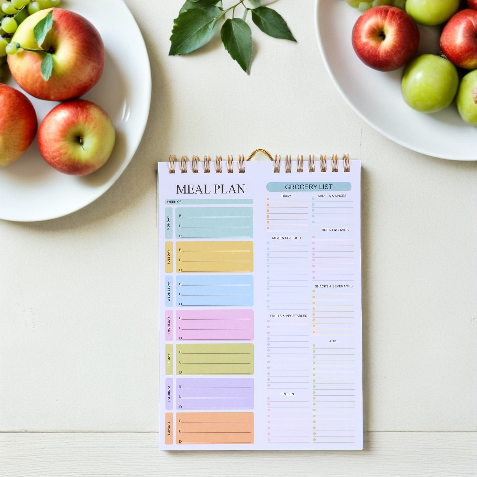 A5 Spiral Weekly Meal Planner  - Meal Prep Weekly reseña y precio