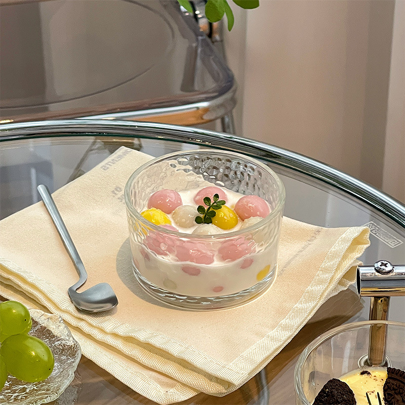 YWDL 4pcs Clear Glass Mini Bow - Meal Prep Plan reseña y precio