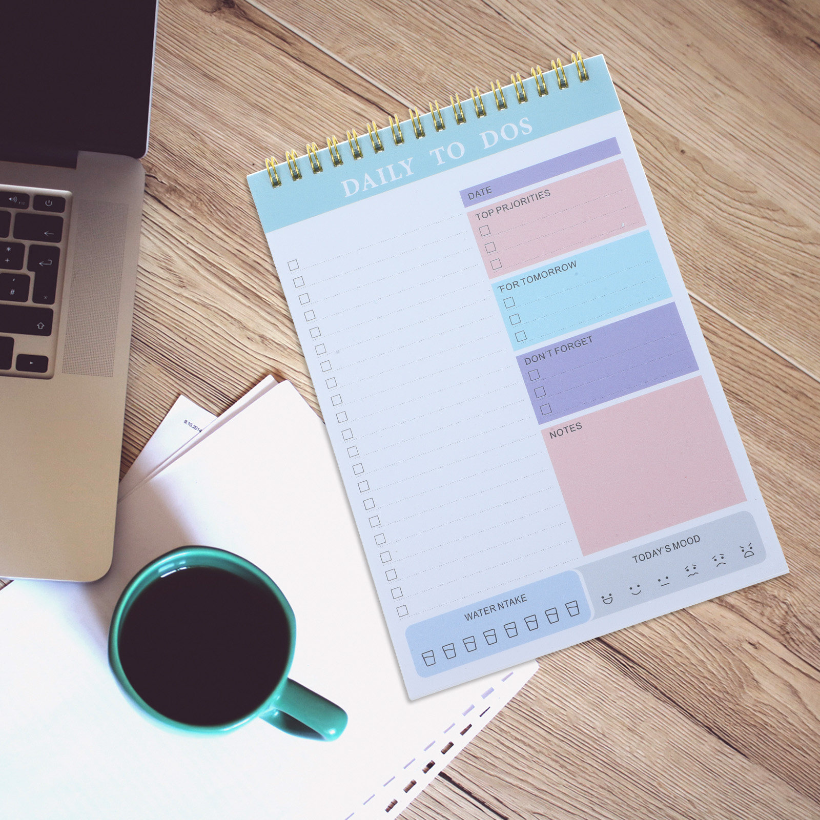 A5 Daily Planner Notepad Tear  - Meal Prep Plan reseña y precio