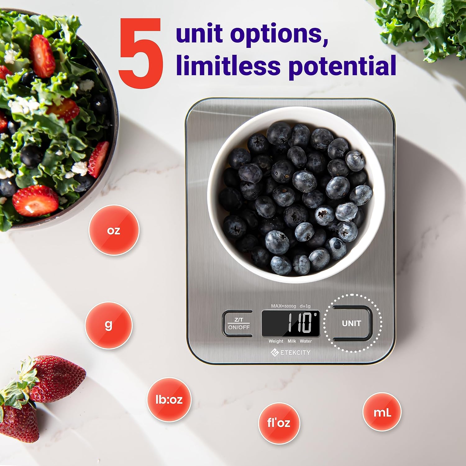 Food Kitchen Scale, Digital Gr - Meal Prep For Weight Loss reseña y precio