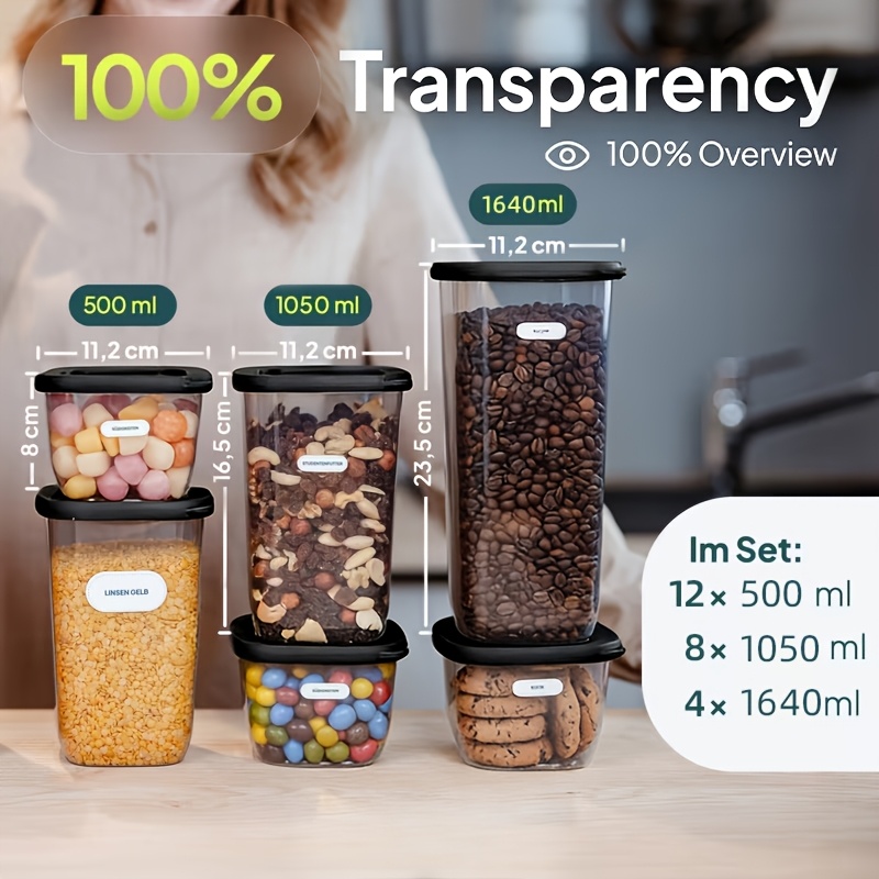 10/24pcs Set: BPA-Free, Durabl - Meal Prep Meal Ideas reseña y precio