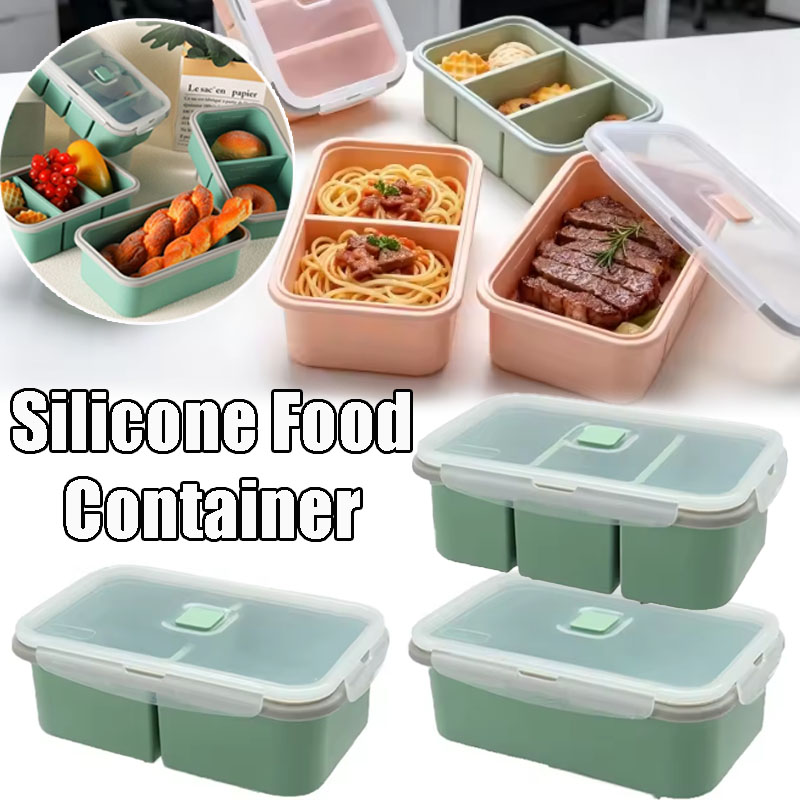 Microwave Safe Silicone Bento  - Meal Prep Plan reseña y precio