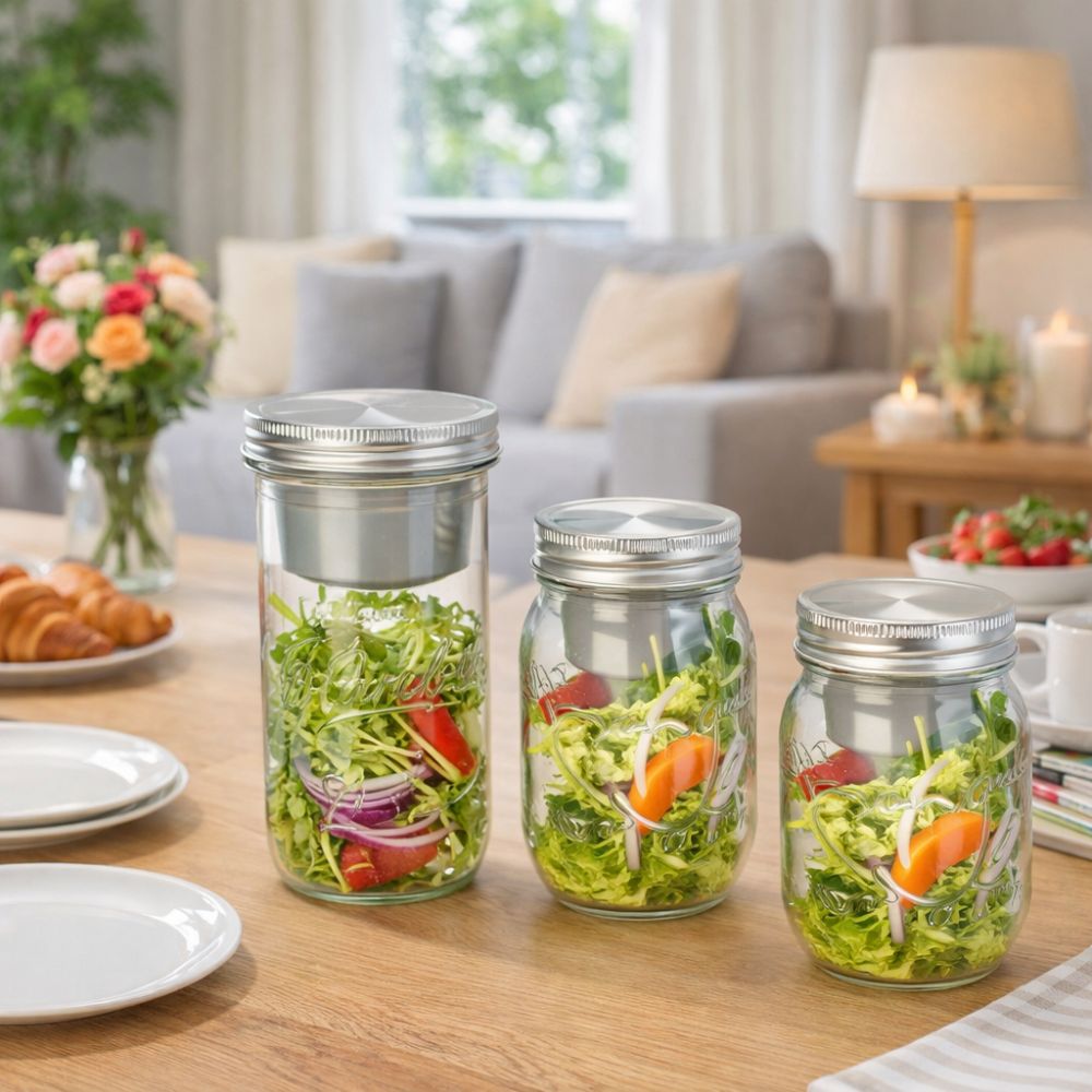 16/24 Oz Salad Glass Jars Wide - Meal Prep Weekly reseña y precio