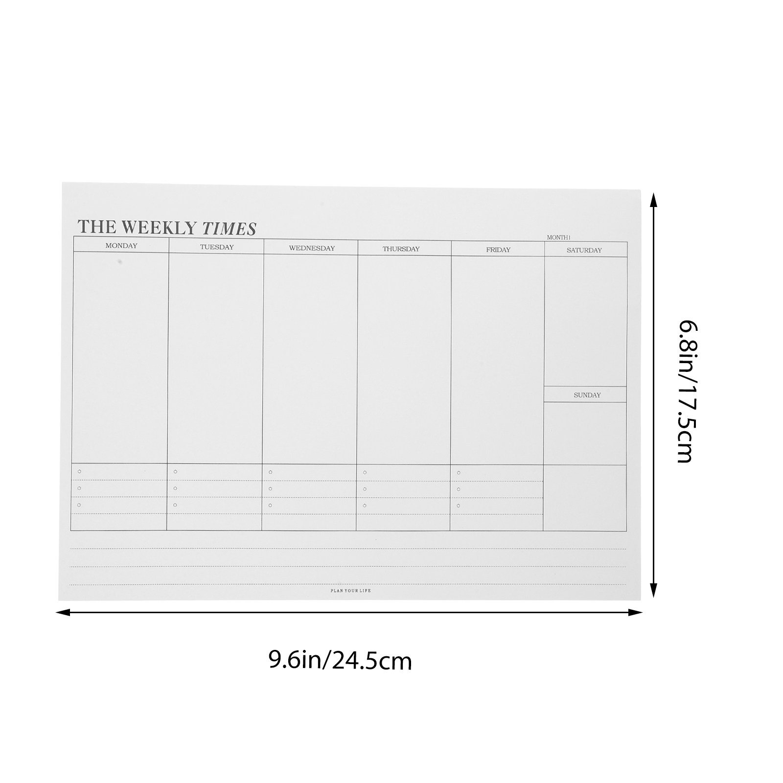 Undated Weekly Planner Noteboo - Meal Prep Weekly reseña y precio