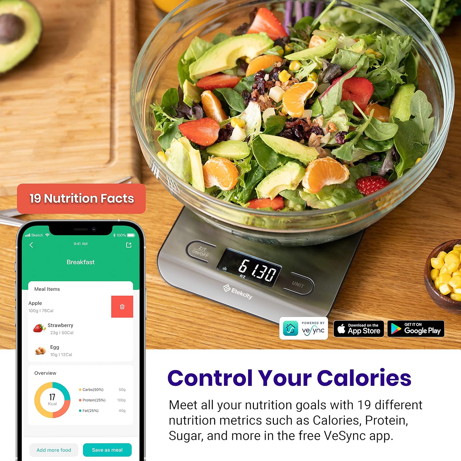 Food Nutrition Kitchen Scale D - Meal Prep For Weight Loss reseña y precio