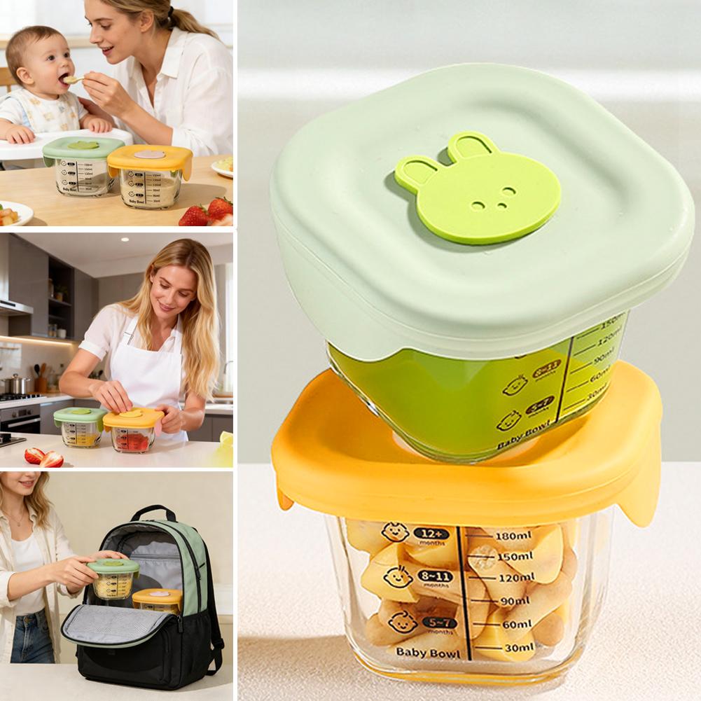 2PCS Glass Steaming Bowl Baby  - Meal Prep Plan reseña y precio