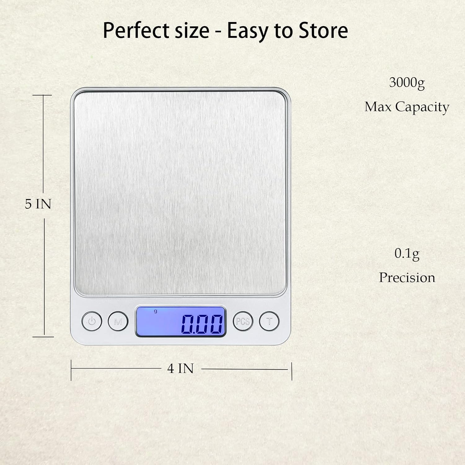 Digital Kitchen Scale 3000g/0. - Meal Prep Diet reseña y precio