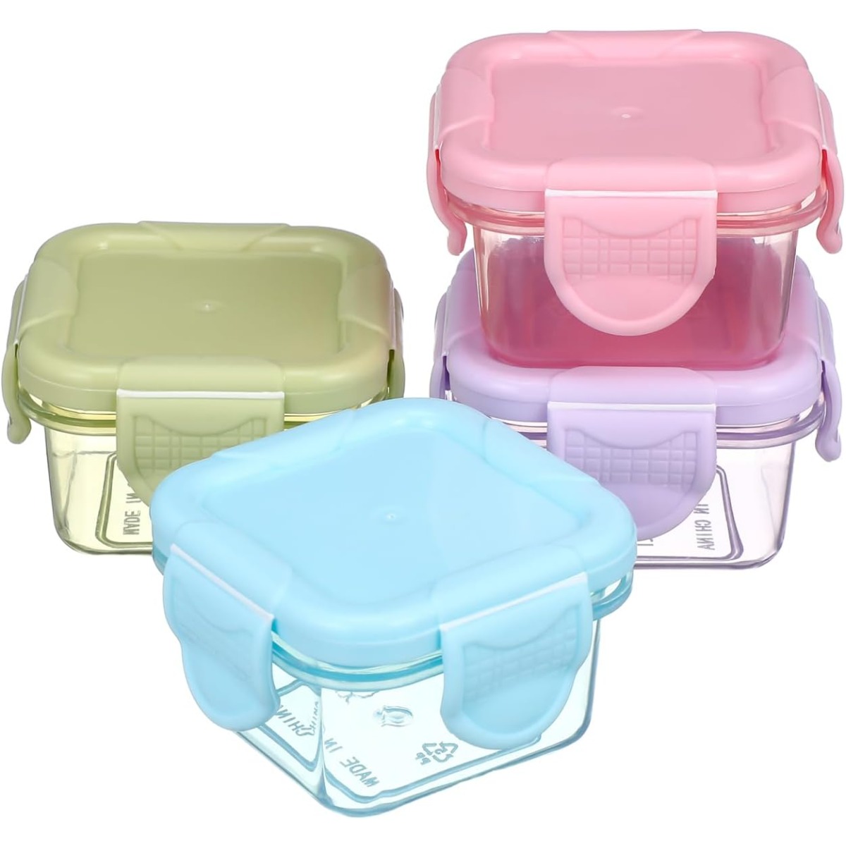 4 PCS Food Storage Containers  - Meal Prep Plan reseña y precio
