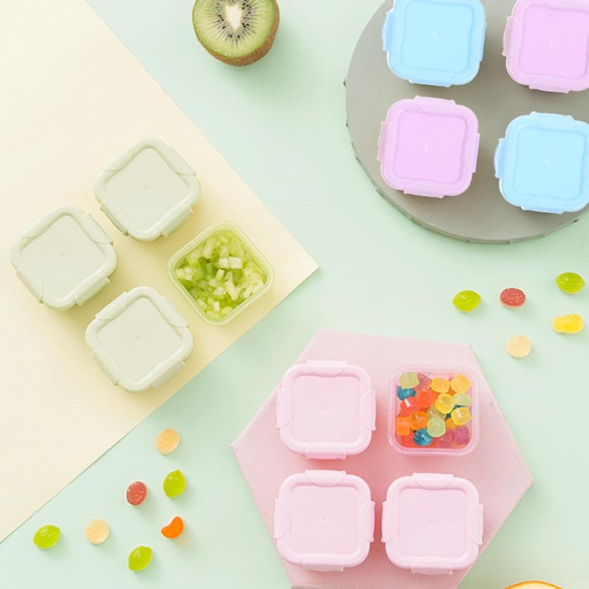 4 PCS Food Storage Containers  - Meal Prep Plan reseña y precio