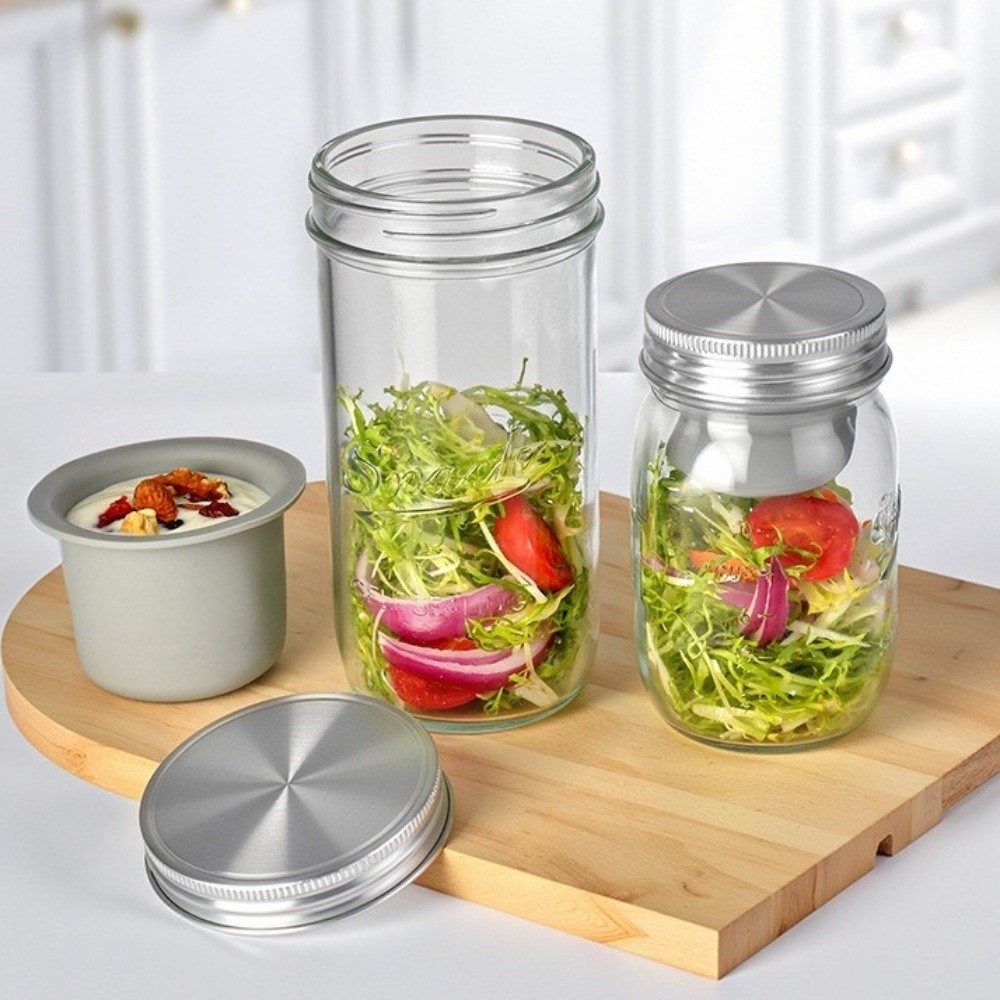 16/24 Oz Salad Glass Jars Wide - Meal Prep Weekly reseña y precio
