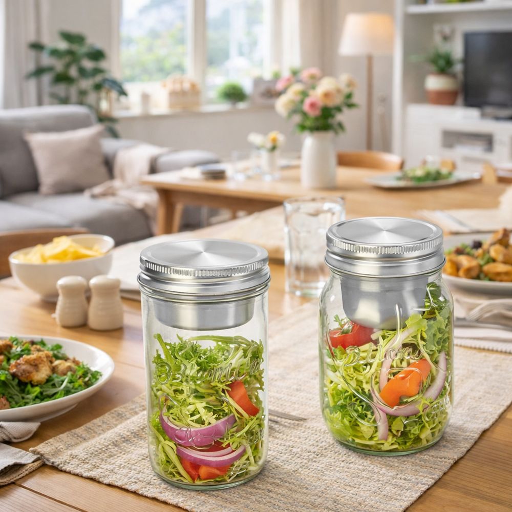16/24 Oz Salad Glass Jars Wide - Meal Prep Weekly reseña y precio