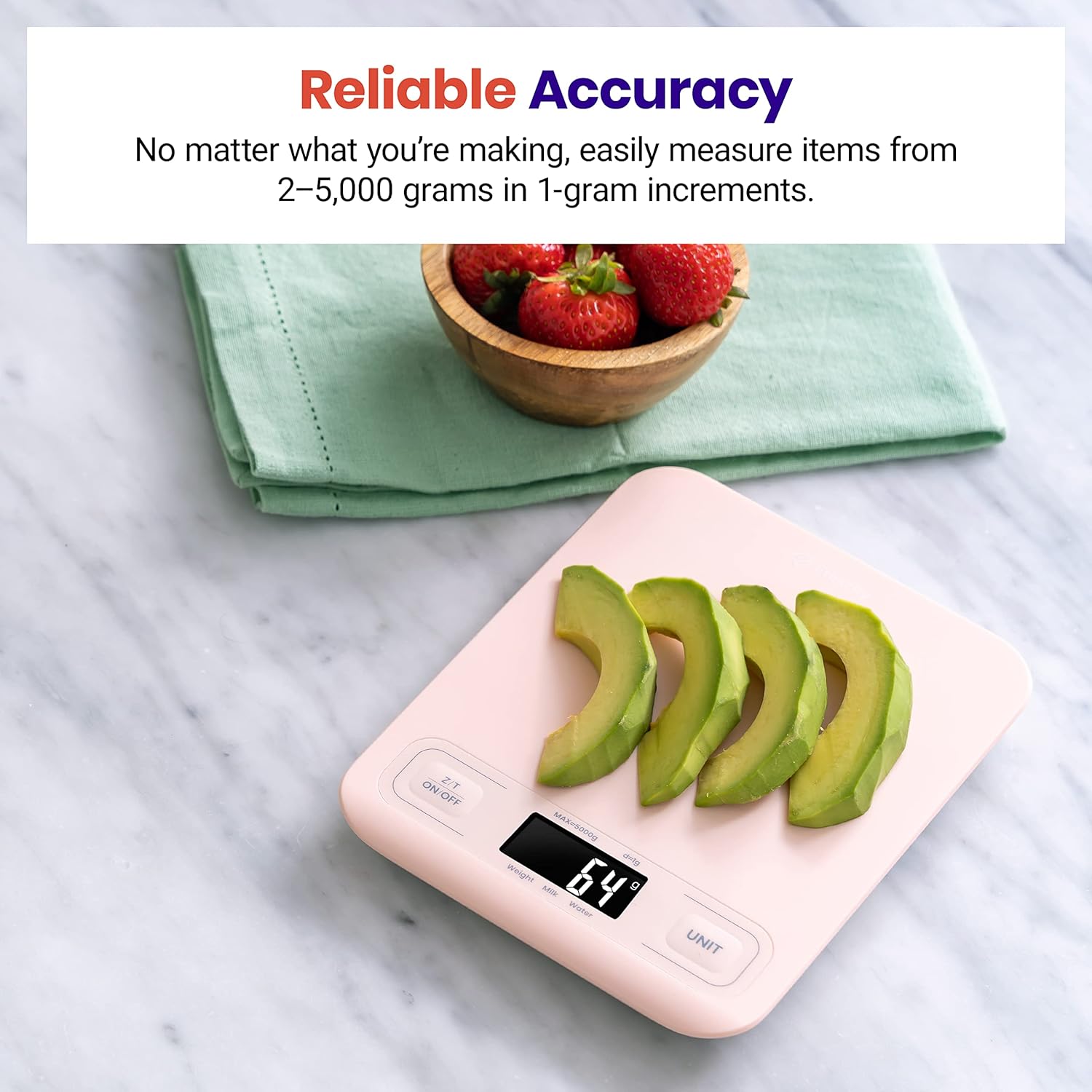 Food Kitchen Scale, Digital Gr - Meal Prep For Weight Loss reseña y precio