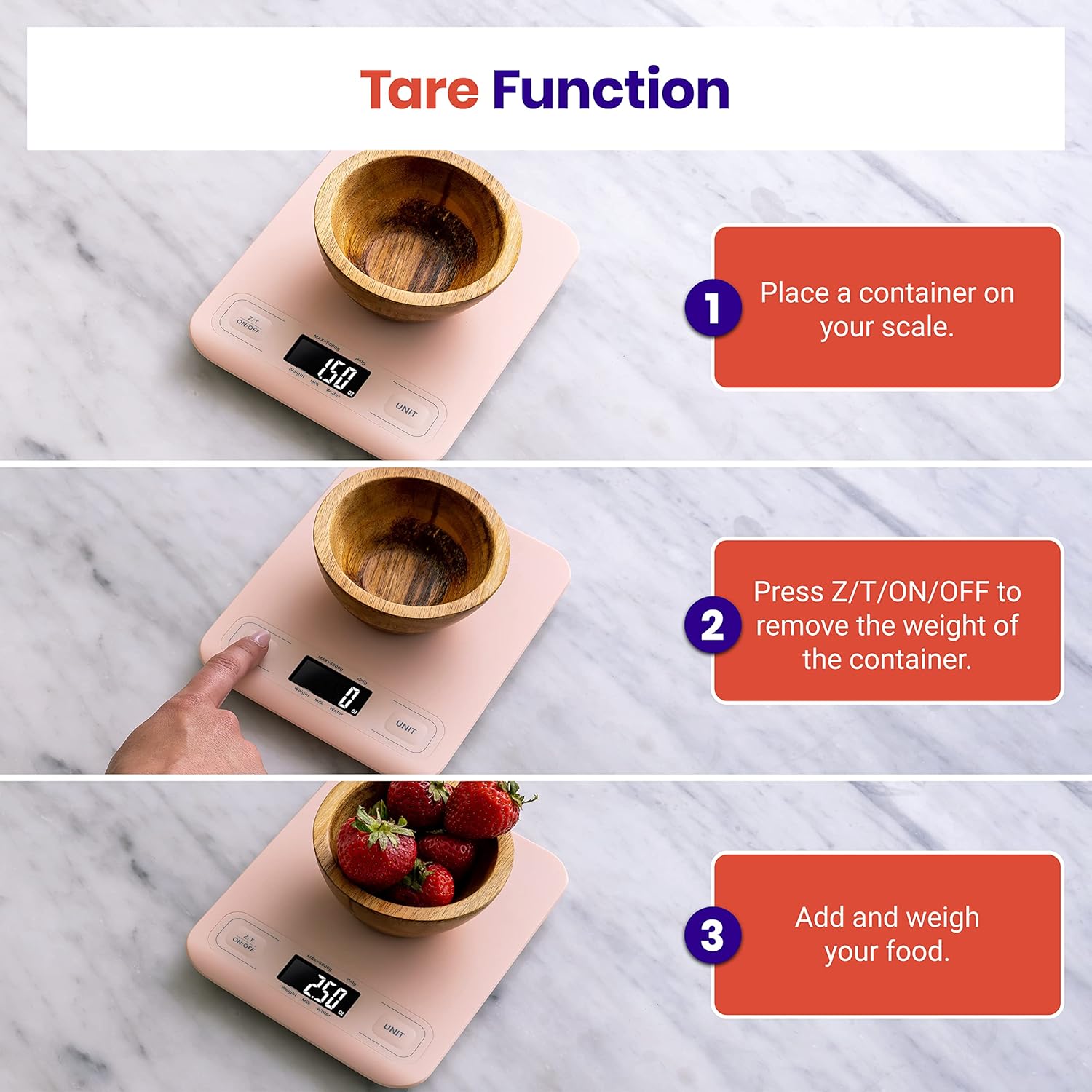 Food Kitchen Scale, Digital Gr - Meal Prep For Weight Loss reseña y precio
