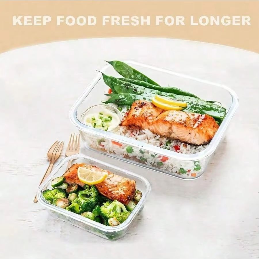 Glass Food Storage Container W - Meal Prep Plan reseña y precio