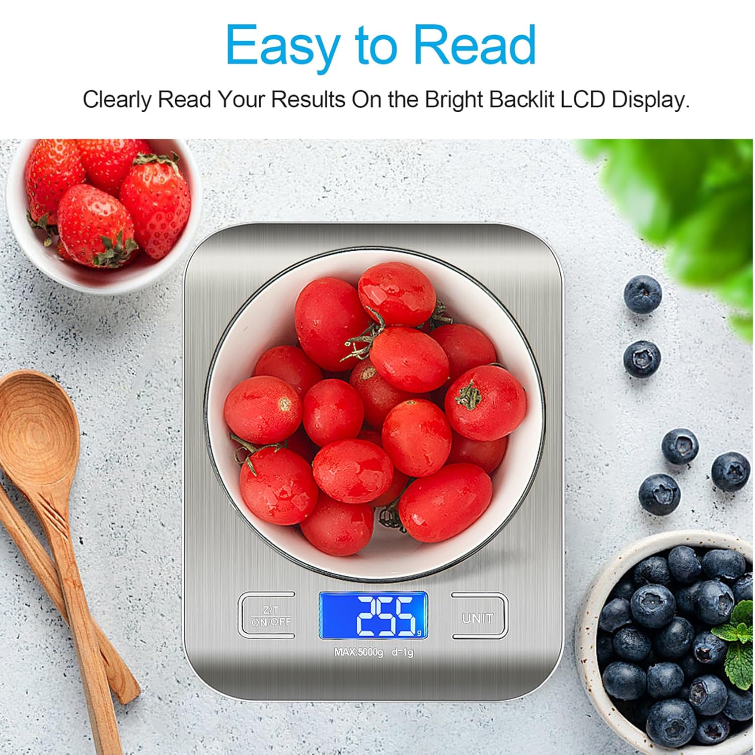Food Scale, Kitchen Scale, Wei - Meal Prep For Weight Loss reseña y precio