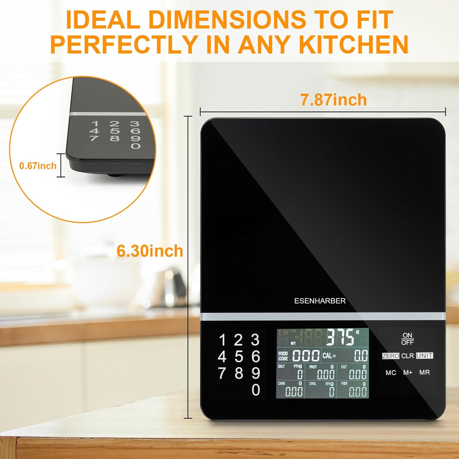 Smart Food Scale with Nutritio - Meal Prep For Weight Loss reseña y precio