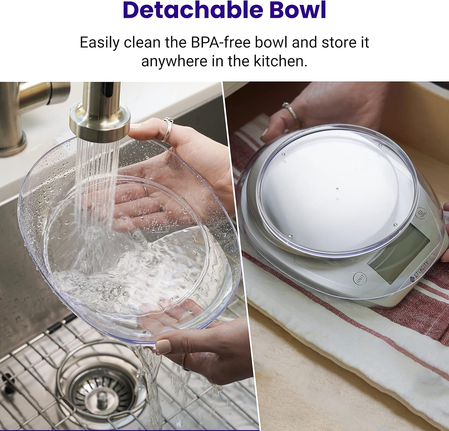 0.1g Food Kitchen Scale, Bowl, - Meal Prep Diet reseña y precio