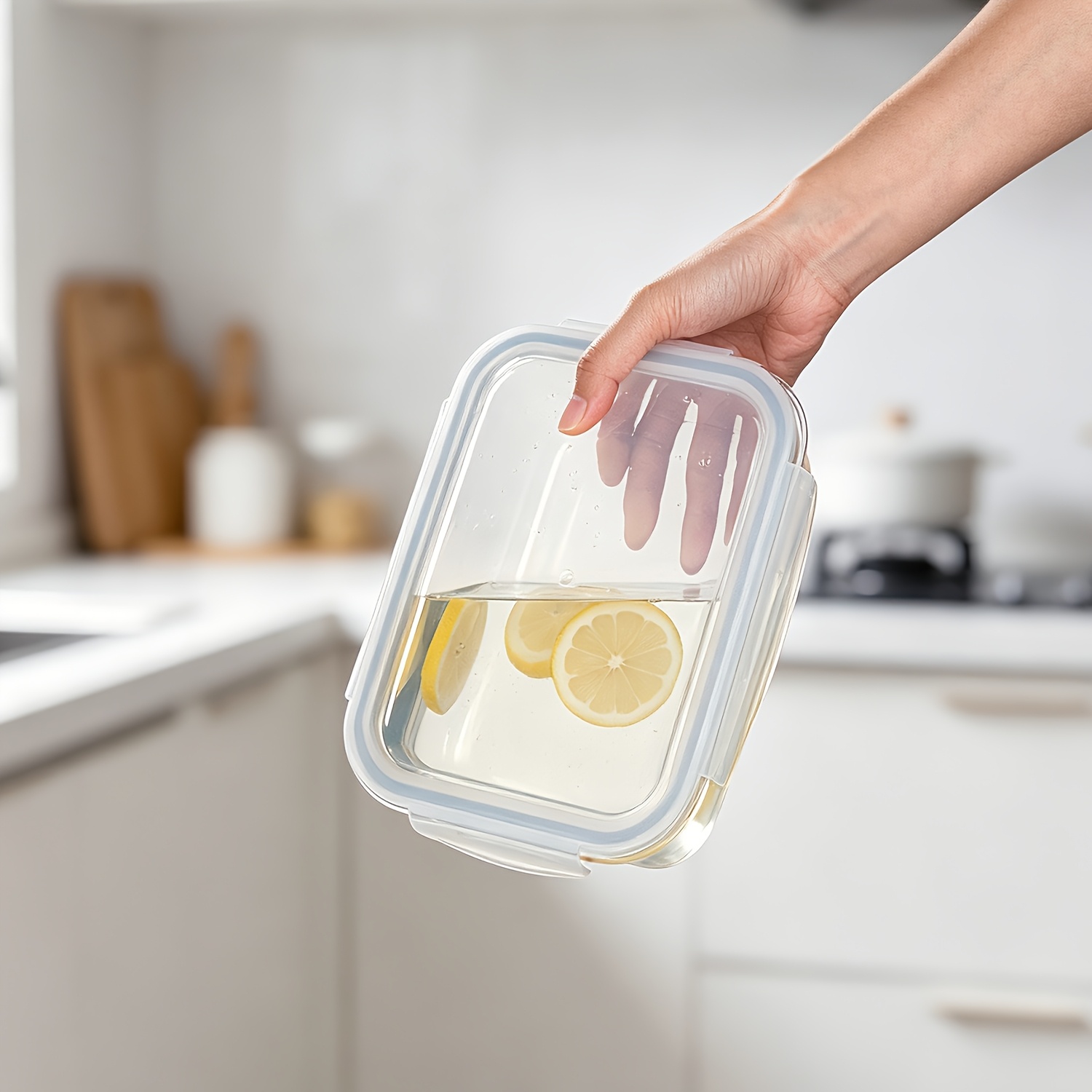 us2Pack 1860ml/ 63oz Large Gla - Meal Prep Glass Containers With Lids reseña y precio