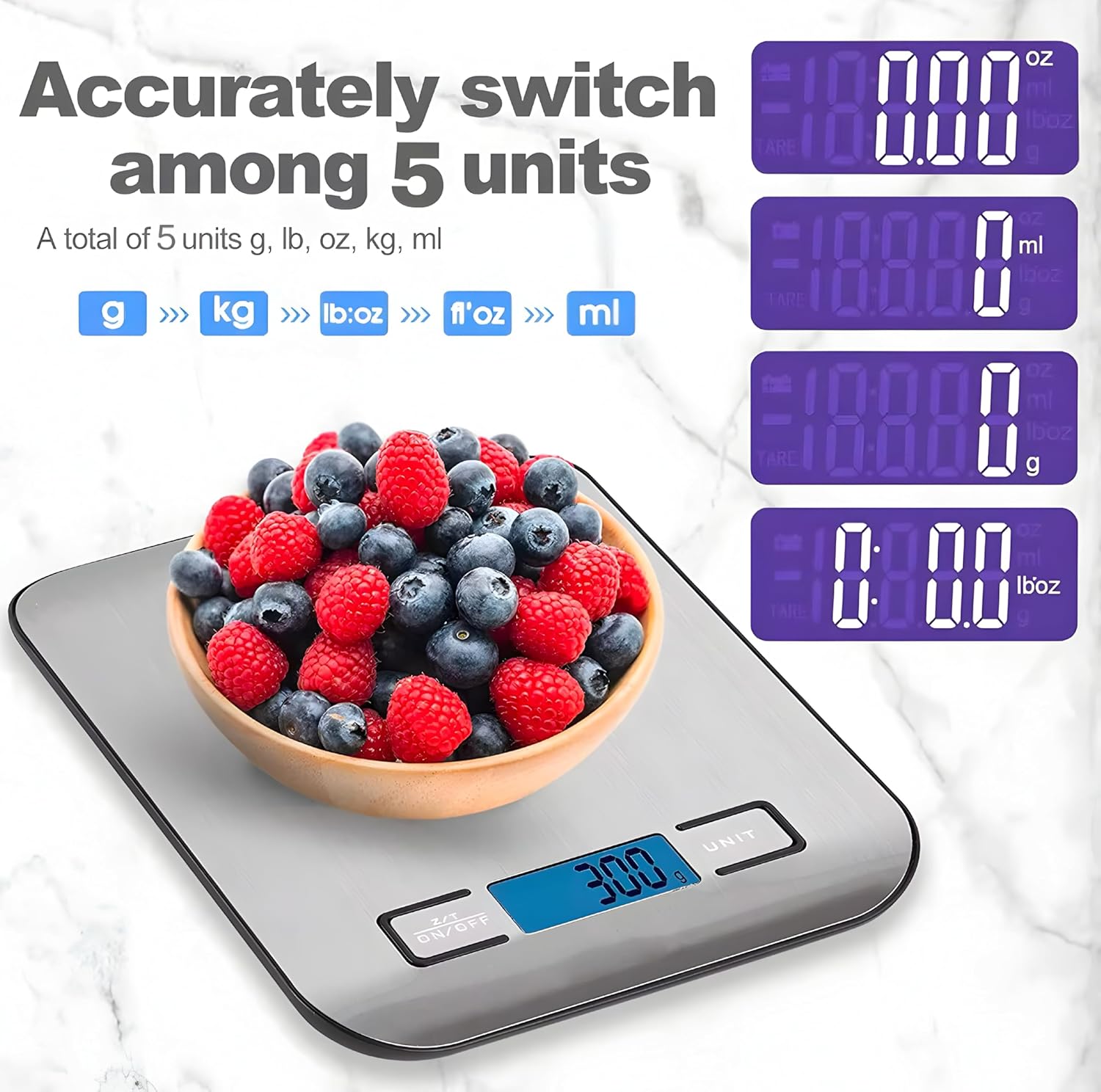 Digital Kitchen Scale 1g Preci - Meal Prep Diet reseña y precio