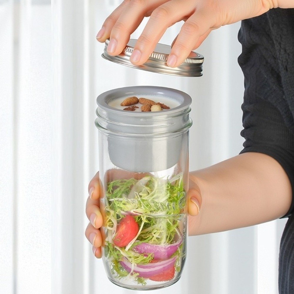 16/24 Oz Salad Glass Jars Wide - Meal Prep Weekly reseña y precio