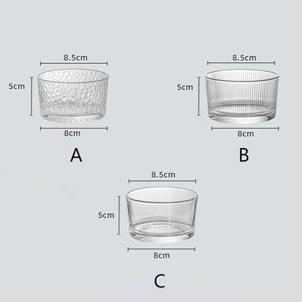 Clear Glass Mini Bowls Set Kit - Meal Prep Plan reseña y precio