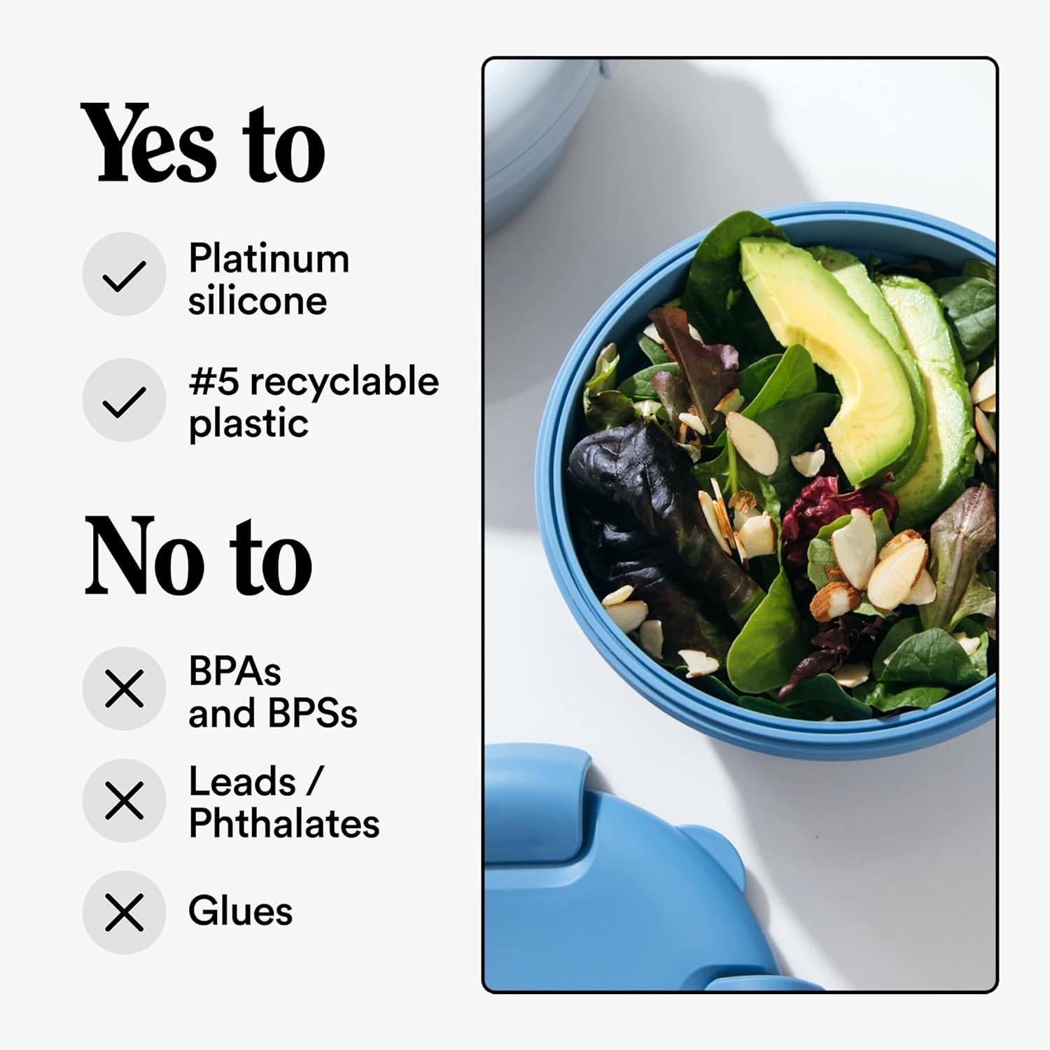 Bayzon Collapsible Bowl 36oz R - Meal Prep Cold Lunches reseña y precio